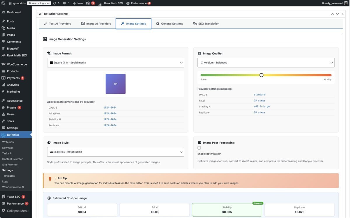 BotWriter AI Blog Writer Plugin for WordPress - Multi-Model AI Writing