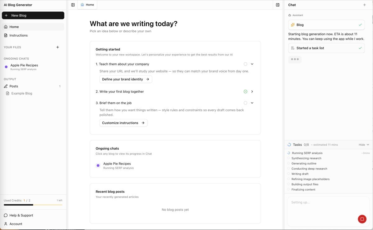 eesel AI Blog Writer